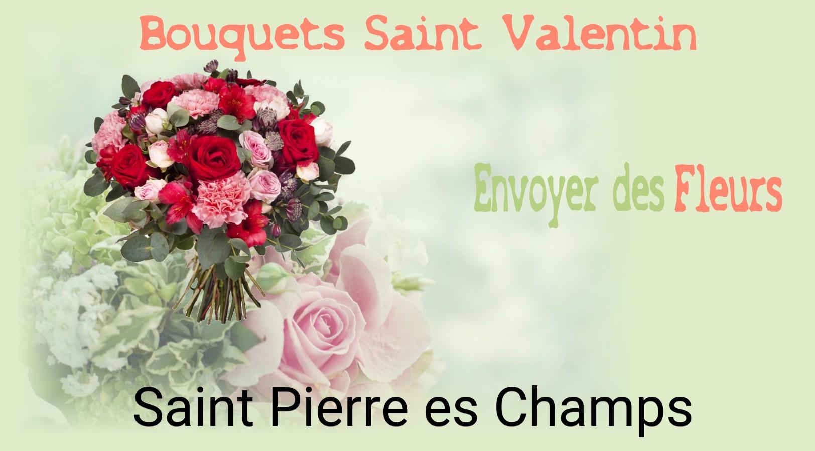 Roses de Saint-Valentin livrées à Saint-Pierre-es-Champs
